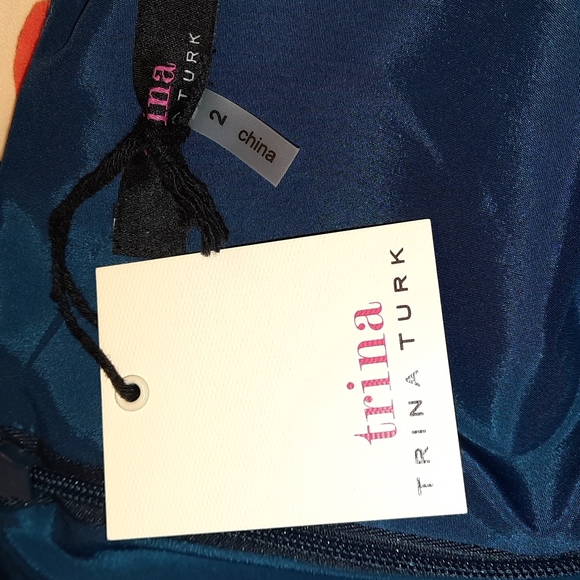 NWT, Trina Turk Fitzgerald Hi-lo Floral Dress - Picture 13 of 17